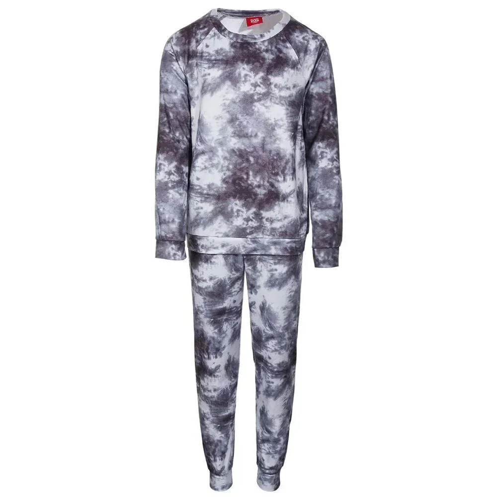 Christmas Family Pajamas Matching Little Kid XS 4/5 2 Piece Tie-Dyed PJ Set 1650